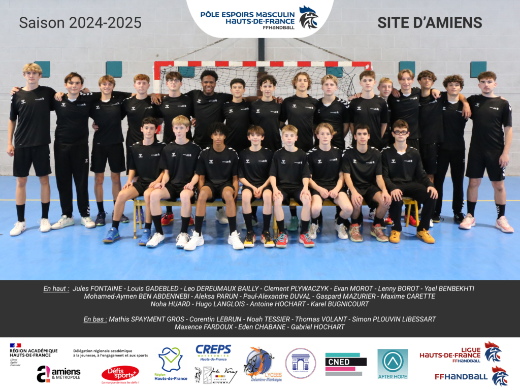 Photo officielle Amiens M 2024-25